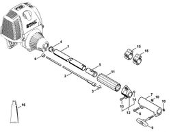 Drive Tube Assembly 25.4mm/1"