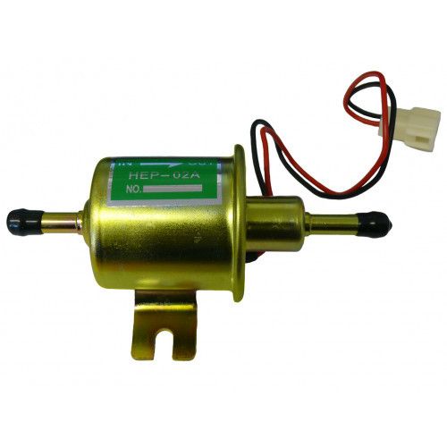 Round Body Fuel Pump With Plug 24V