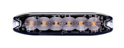 Amber 6 LED Strobe Lamp (HEL3357)