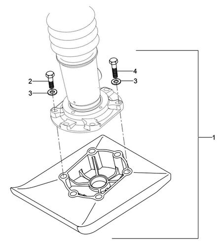 Wacker BS50-2 10" Cast Iron Ramming Shoe