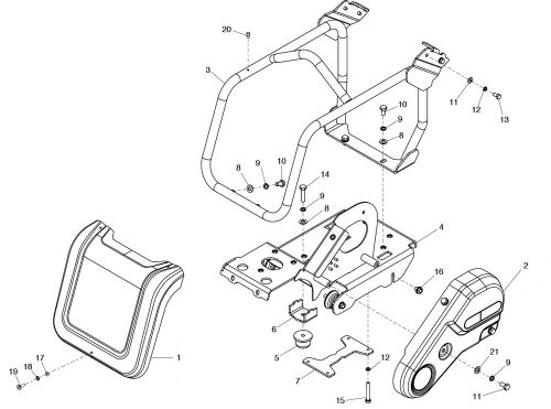 Belle PCX1236 Engine Frame