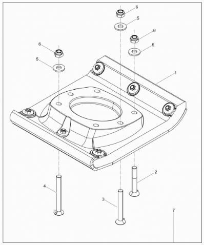 Wacker BS60-2Plus 280mm (11") Ramming Shoe Parts