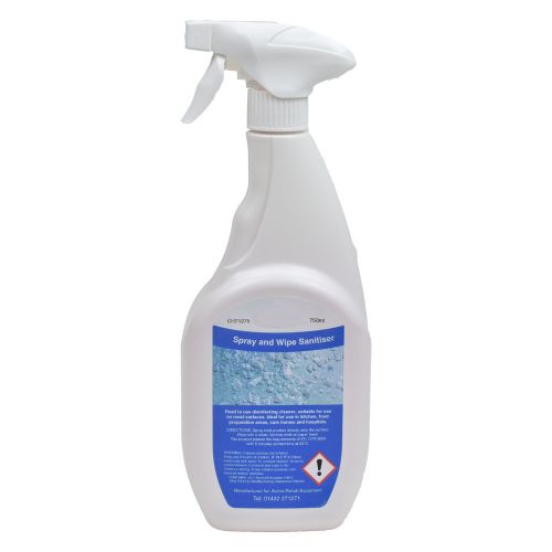 Spray & Wipe Sanitiser 750ml