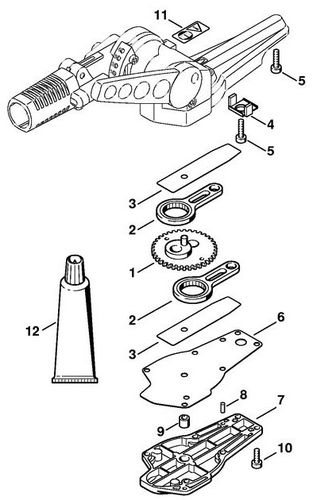 Stihl HL100 Blade Drive Gear Adjustable 135°