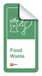 Food Waste Label 200X400mm
