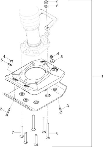 Wacker BS50-4As Ramming Shoe Kit 280mm Plastic