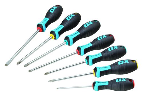 Ox Pro 7 Piece Screwdriver Set