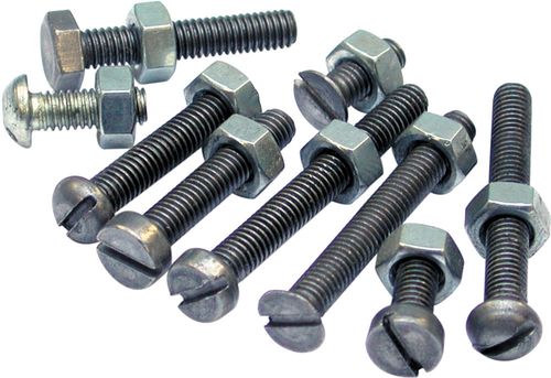 Steel Screws & Nut Pairs | Assortment Pack Of 200