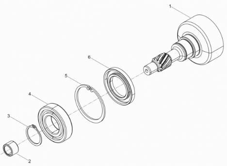 Wacker BS60-2Plus Clutch Drum