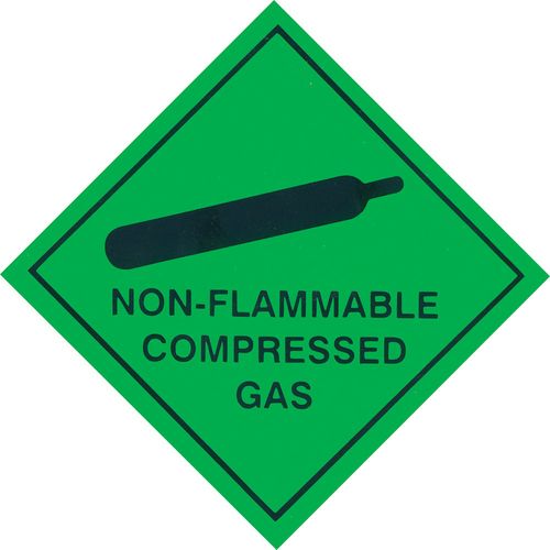Non Flammable Gas Hazard Diamond