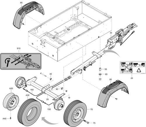 XAS48KD Undercarriage 1611815131-08