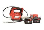 18V Milwaukee M18 Cordless Grease Gun Kit - Grease Gun, 2 x Batteries, Charger & Bag (HOL0259)