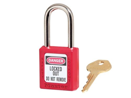 Safety Lockout Padlock Red 38mm