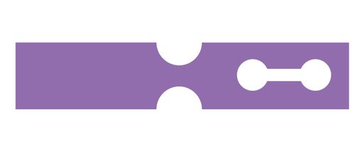 Self Tie Tags Plain Purple Roll 100 Tags 76 X 381mm