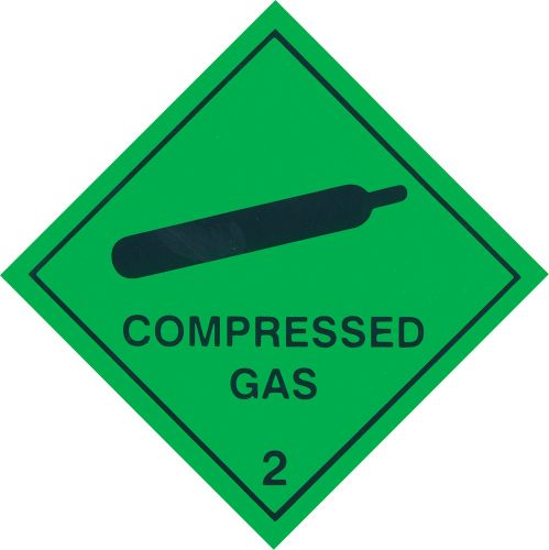 Compressed Gas Hazard Diamond