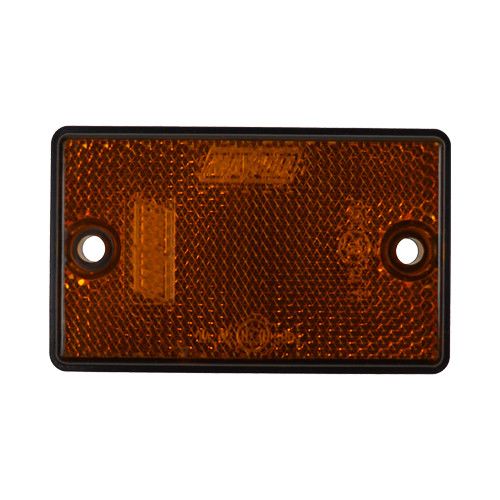 Rectangular Reflector - Amber - Bolt On