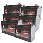 Heavy Duty Battery For JCB OEM: 729/10669 | Pack Of 6