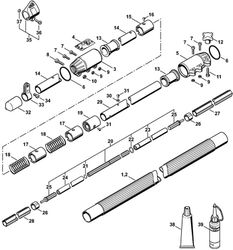 Drive Tube Assembly 38 mm