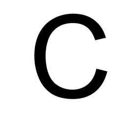 Letter C Refill Characters Pack Of 20