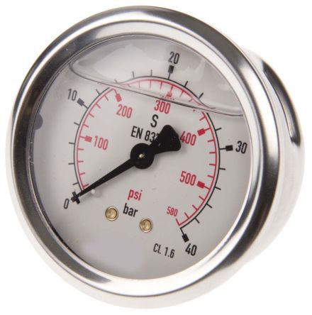 Pressure Gauge 0-10 Bar