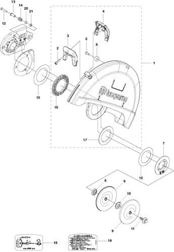 Husqvarna K770 Blade Guard