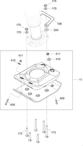 Wacker BS50-4As Ramming Shoe 280mm