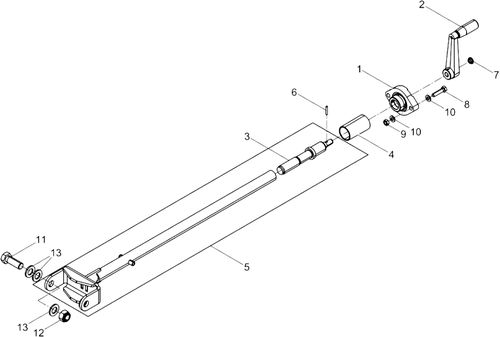 Wacker BFS1345AB Raise & Lower Adjuster