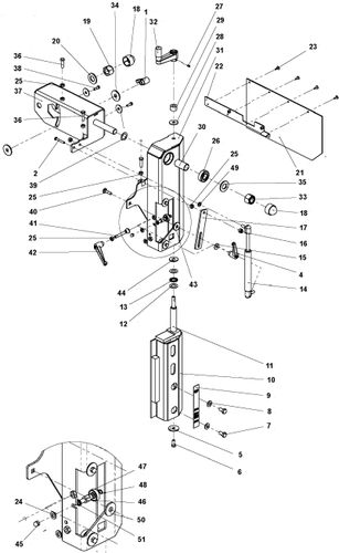 Husqvarna TS400F Top Frame