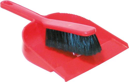 Plastic DuSTPan & Clip-On Brush