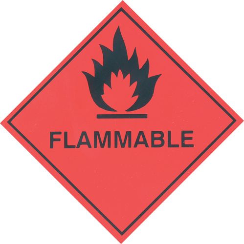 Flammable Label