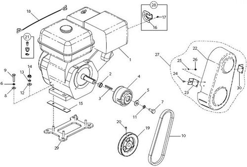 Engine Harness (GX160, GX200)