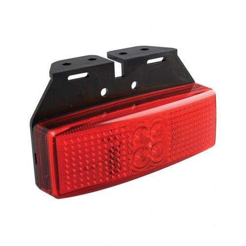 12/24 Red LED Lamp & Bracket