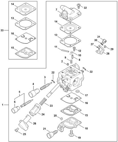 Stihl BR350 Carburettor 4244/10