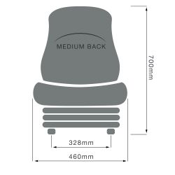 MGV25 C5 Low Profile Cloth Seat (HTL0083)