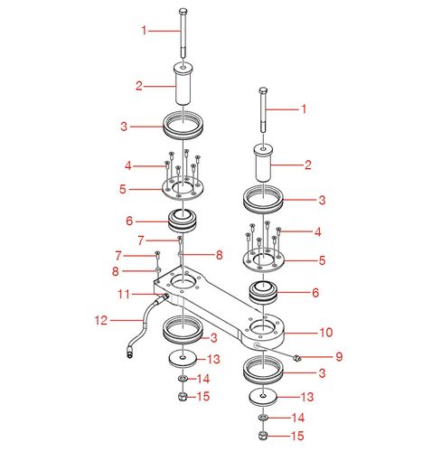JCB Style Setscrew M10 X 50 OEM: 1315/0412Z
