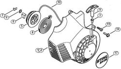 Fan Housing With Rewind Starte