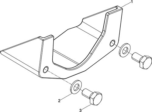 Wacker BFS1345AB Lower Blade Guard