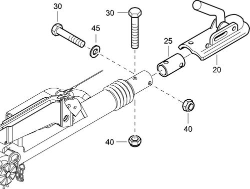 XAS90 Dd Towing Ball Coupling - With Brakes