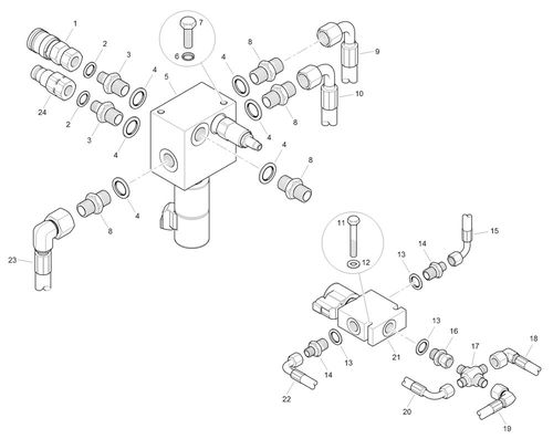 MBR71 Vib. Motor Leak Off Hose