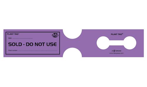 Plant Tag® Sold Labels - Purple 100Pk