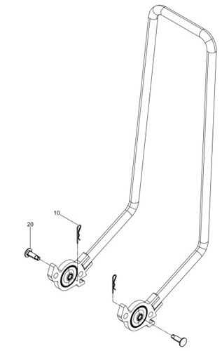 Wacker Neuson Bps1030B Guide Handle Fixings