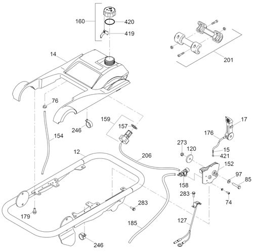 Wacker BS50-4As Guide Handle