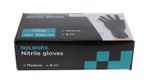 Black 'Ultra' Nitrile Gloves Medium 100Pk (HSP0188)