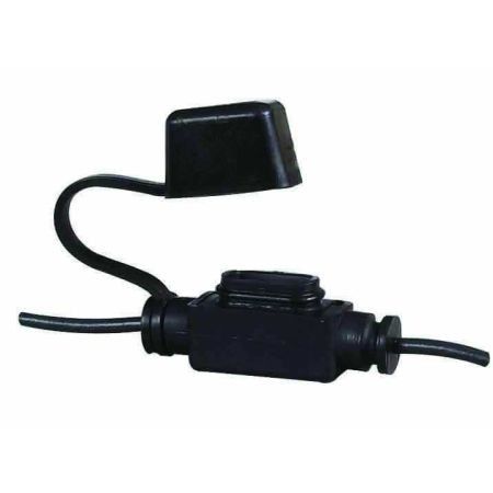 Mini Blade Fuse Holder With Flying Leads And Cover Pack Of 5