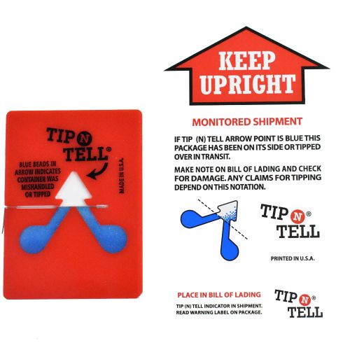 Tip-N-Tell Indicator Label (Pack Of 10)