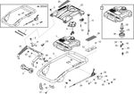 Belle RTX  60 & 68 Handle Assembly - Fuel Tank Assy