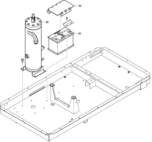 XAS47Dd(G) Battery & Vessel For Compressor With Cold Weather Equipment