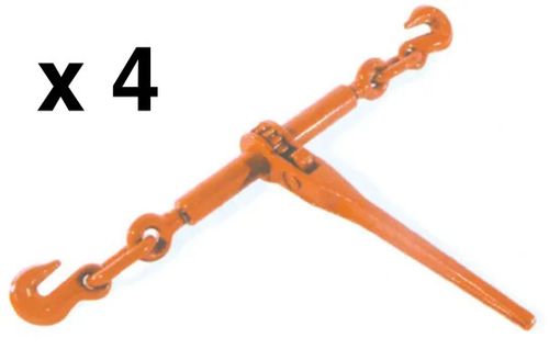 Ratchet Load Binders - 3/8-1/2" | Pack Of 4