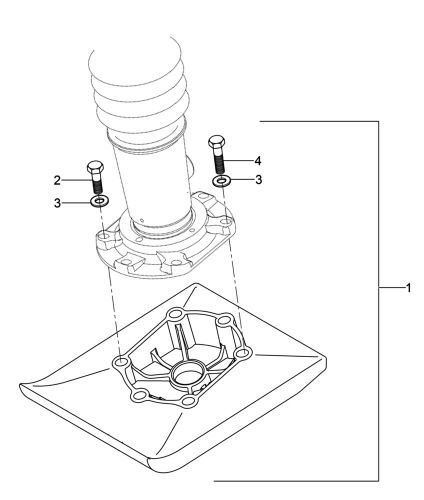 Wacker BS50-2I Cast 10" Ramming Shoe Kit