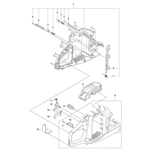 Husqvarna K1 Pace Rear Handle System